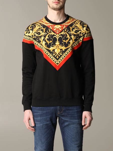 red versace sweatshirt|versace crew neck sweater.